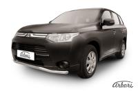 Защита переднего бампера Arbori d57 "волна" MITSUBISHI OUTLANDER 2013-2014
