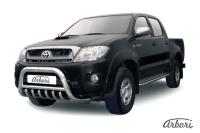 Защита передняя Arbori d76 низкая с защитой картера TOYOTA HILUX 2008-2011