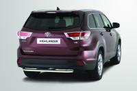 Toyota Highlander (14–) Защита задняя ступень 76 мм
