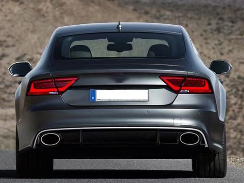 Черный диффузор RS7 для Audi A7 2012-2015 штат версия