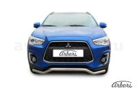 Защита переднего бампера Arbori d57 "волна" MITSUBISHI ASX 2014-