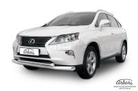 Защита переднего бампера Arbori d76+d57 двойная LEXUS RX-350/RX-270 2012-