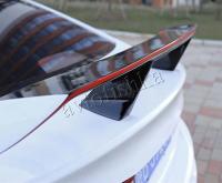 Hyundai Sonata YF (10-) задний спойлер высокий GT на крышку багажника, под покраску.