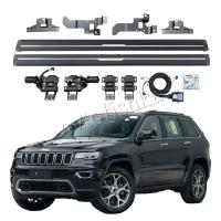 Jeep Grand Cherokee 2011-2013 2014-2017 штатные выезжающие электропороги автоматические