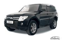Защита передняя Arbori d57 низкая черная MITSUBISHI PAJERO IV 2006-