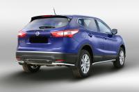 Защита задняя уголки d42,Nissan Qashqai 2014-, NQSH.76.5081