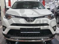 Toyota RAV4 (15–) Защита переднего бампера одинарная d 60 мм, нерж.