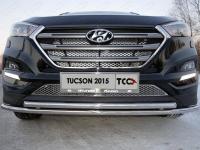 Hyundai Tucson (16–) Защита передняя нижняя (двойная) 42,4/42,4 мм