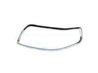 Chevrolet Aveo (04-08) хэтчбек пластиковые хромированные декоративные накладки на передние фары, комплект 2 шт.