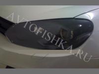Защита передних фар прозрачная Volkswagen Polo 2010-