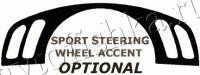 Декоративные накладки салона BMW X5 1998-2006 Sport Steering Wheel Accent