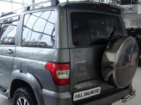 УАЗ Patriot (05-н.в.) контейнер (бокс) запасного колеса 225/75R16; 245/70R16; 265/70R16; 265/65R17