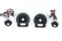 Volkswagen Golf 3 светодиодные шкалы (циферблаты) на панель приборов - дизайн 1