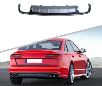 Диффузор S6 S-line для Audi A6 2016-2018