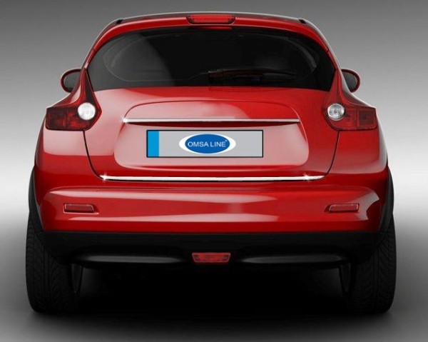 Nissan Juke (10–) Накладка на нижнюю кромку крышки багажника, нерж., 1 часть