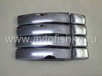 Land Rover Freelander 2 (07-) пластиковые хромированные накладки на дверные ручки.