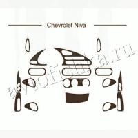 Декоративные накладки салона для Chevrolet Niva 2002-н.в. Набор CVL-65A.