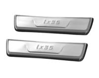 Hyundai Tucson ix35 (2010-) накладки порогов дверных проемов из нержавеющей стали с логотипом "ix35"