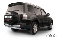Защита заднего бампера Arbori d76 короткая MITSUBISHI PAJERO IV 2006-