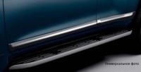Toyota Land Cruiser Prado (09–/13–) Боковые молдинги на двери 4 шт., хром. Цвет: чёрные