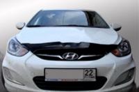 Дефлектор капота темный HYUNDAI SOLARIS 2010-2014 (короткий), NLD.SHYSOL1012S