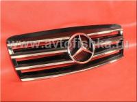 Mercedes E W210 (95-99) решетка радиатора черная, дизайн Big Star "Авангард" (Avangard).