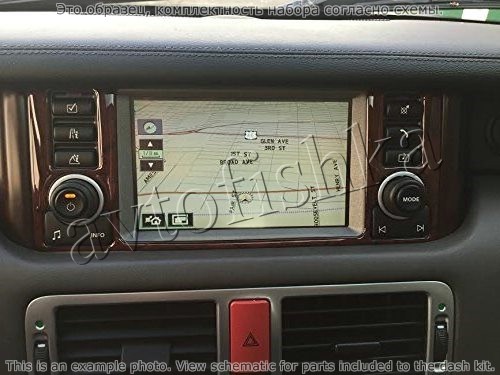 Декоративные накладки салона Land Rover Range Rover 2007-2009 полный набор, Автоматическая коробка передач