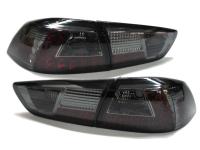 Mitsubishi Lancer 10 (07-) фонари задние светодиодные красно-тонированные, комплект 2 шт.