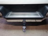 Toyota Hilux (15–) Накладка на задний бампер (лист шлифованный)