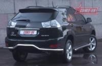 Lexus RX (03–09) Защита заднего бампера волна