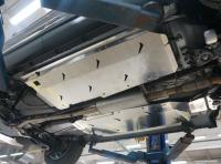 Ford Explorer (10–11) Защита днища, из 3 частей, алюминий (V-все) (без защиты картера)