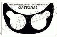 Декоративные накладки салона Lincoln Navigator 1997-1999 подстаканники