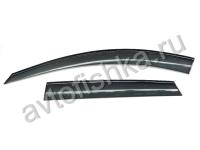Mazda CX-5 (11-) дефлекторы боковых окон темные, ветровики, комплект 4 шт.