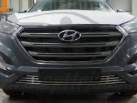 Hyundai Tucson (16–) Решетка переднего бампера, нерж. d12