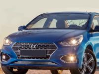 Hyundai Solaris (17–) Решетка бампера d10