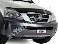 Дефлектор капота темный Kia Sorento 2002-2009