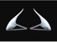 Toyota Highlander, Kluger (07-) хромированные декоративные накладки на задние фонари, комплект 2 шт.