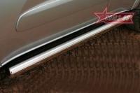 Пороги труба d 76 (компл 2шт) «Toyota RAV-4» 2000-2005(3-х дверн.), TRAV.80.0267