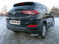 Hyundai Tucson (16–) Решетка на задний бампер (лист)