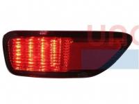 Nissan Patrol Y62 (10-18) красные светодиодные фонари заднего бампера, в комплекте 2 шт.