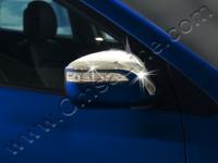 Hyundai Tucson ix35 (10-) накладки на боковые зеркала из нержавеющей стали, комплект 2 шт.