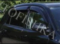 Дефлекторы боковых окон 4 части темные Toyota Corolla хэтчбек 2002-2006