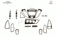 Ford Transit Tourneo 2014-UP декоративные накладки (отделка салона) под дерево, карбон, алюминий
