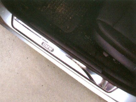 BMW 3 E90 (2005-) хромированные накладки на внутренние пороги дверей (E90)