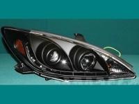Toyota Camry 30 (02-06) UAE, Europe, USA фары передние черные с DRL, комплект 2 шт.