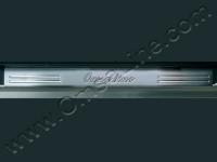 Toyota Corolla (06-) накладки порогов дверных проемов из нержавеющей стали, комплект 2 шт.