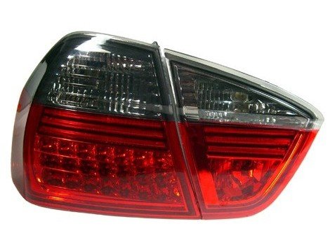 BMW 3 E90 (05-) фонари задние светодиодные красно-тонированные, комплект 2 шт.