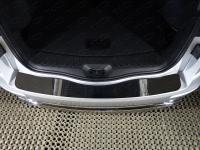 Renault Koleos (16–) Накладка на задний бампер (лист зеркальный)