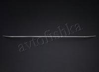 Volkswagen Tiguan (17–) Накладкa на передний бампер, нерж.