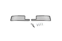 Toyota Land Cruiser 200 (12-15) Защитная накладка с сеткой на решетку переднего бампера